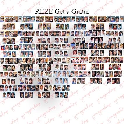 Jual [PO / SET] RIIZE GET A GUITAR RIZE PHOTOCARD FAN MADE UNOFFICIAL ...