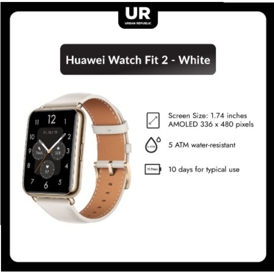 Jual Huawei Watch Fit 2 - White | Shopee Indonesia