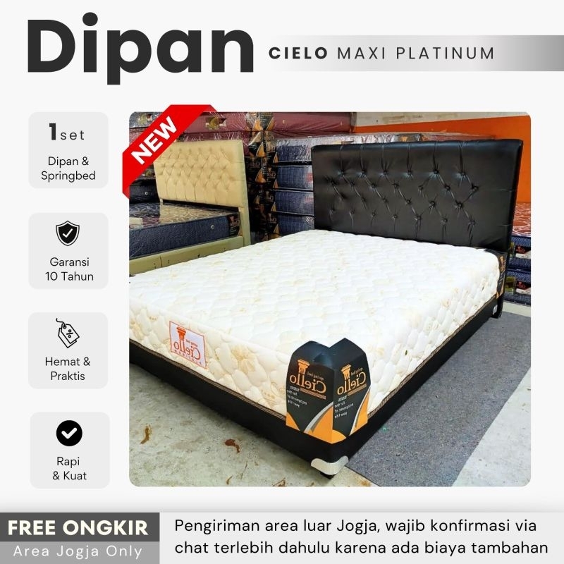Jual Promo Dipan & Springbed Ciello Platinum on set (sudah jadi satu