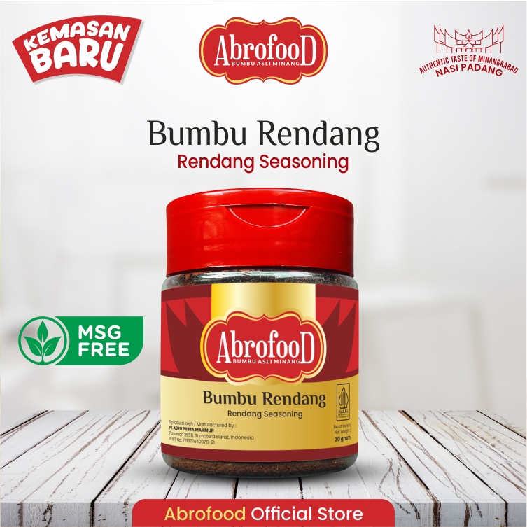 Jual Bumbu Rendang Abrofood Botol 30g - Pcs | Shopee Indonesia