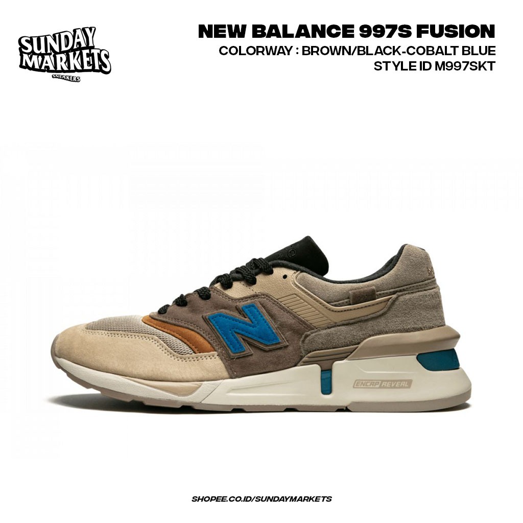 New balance 997s fusion kith x nonnative brown clearance beige