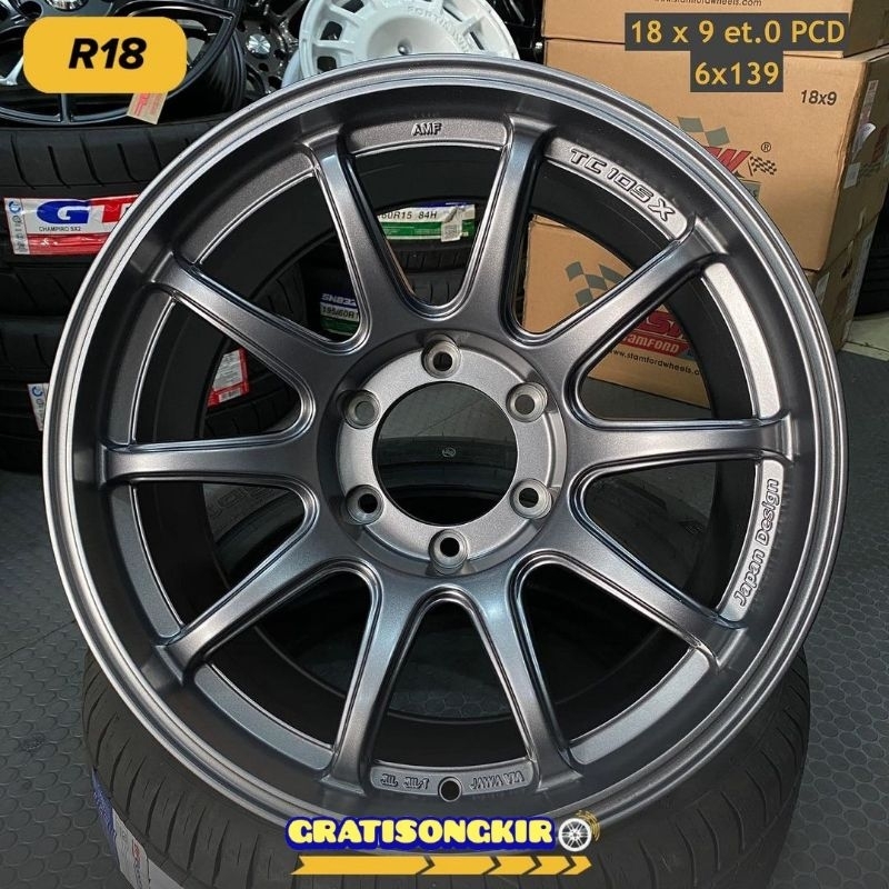 Jual velg racing r18 WEDSSPORT TC105X FLOW FORMING velg mobil racing