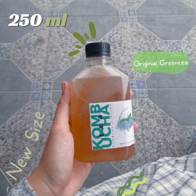 Jual Probiotic Kombucha Tea 250 Ml Original Greentea Teh Hijau Detox Teh Kombucha By 8495