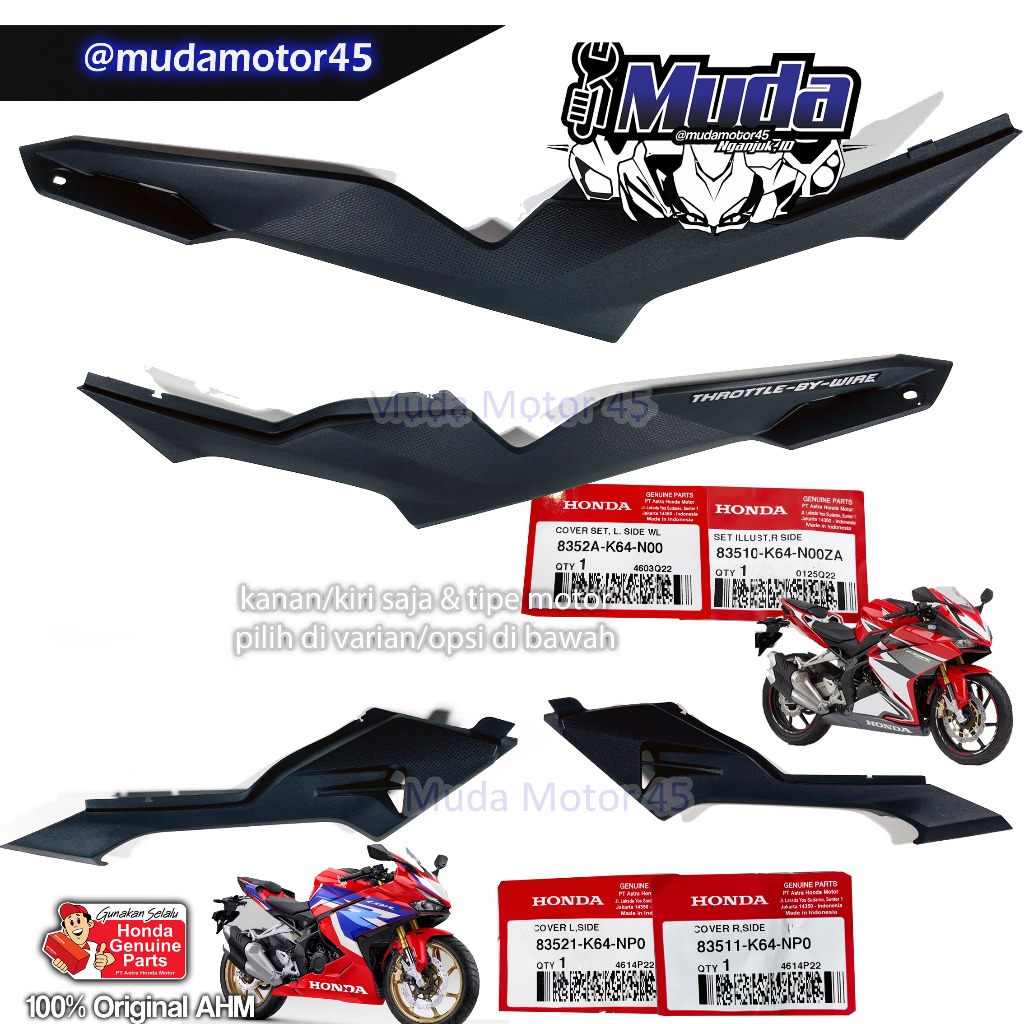 Jual Cover Side Kanan Or Kiri Cbr Rr A A K N