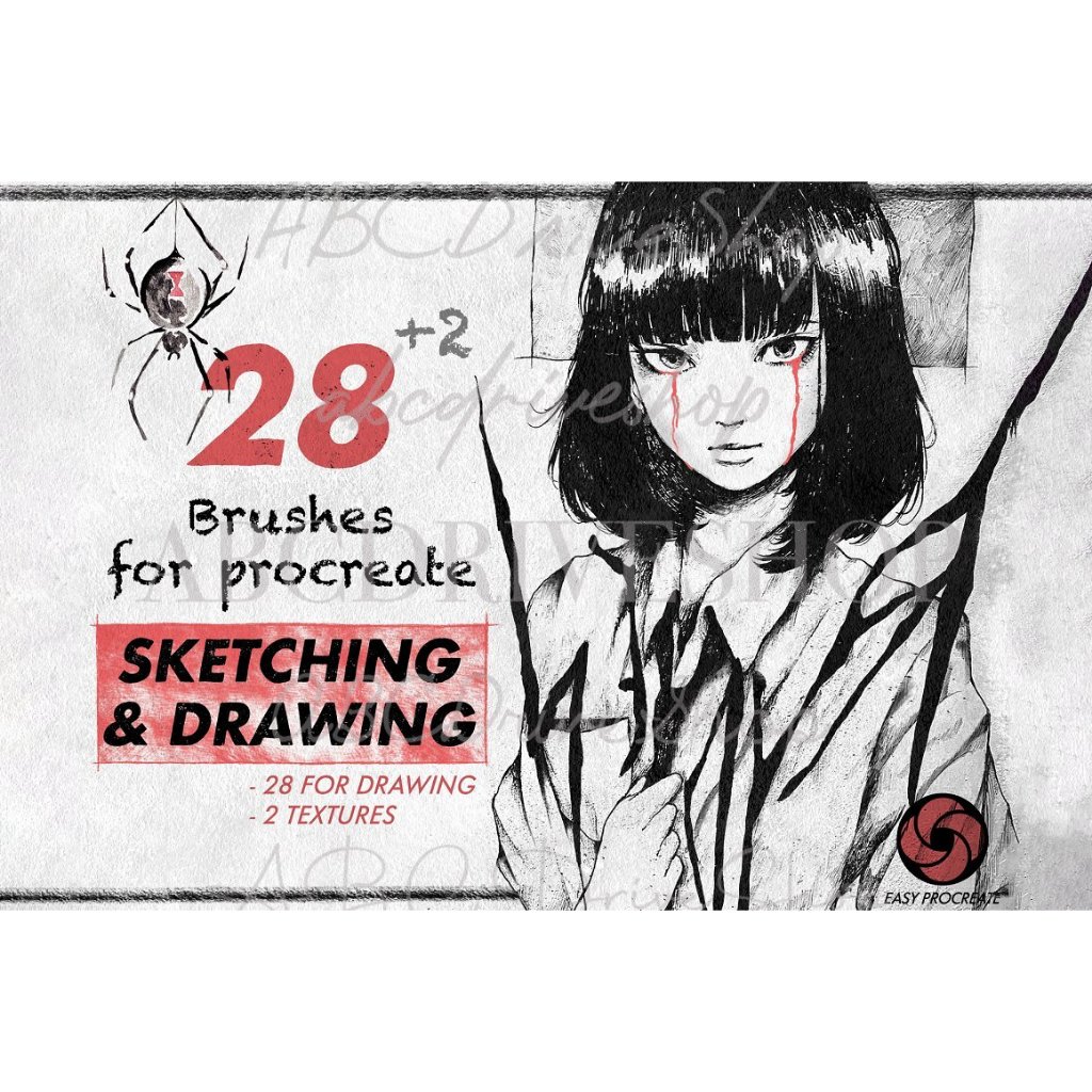 Jual Procreate Brush - Sketching & Drawing Bundle | Shopee Indonesia