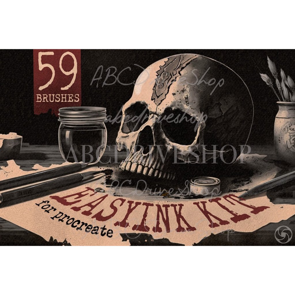Jual Procreate Brush - 59 Easy Ink Brushes | Shopee Indonesia