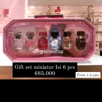 Jual Deluxe Mini Fragrance Set VICTORIA'S SECRET Bombshell, Tease, Very ...