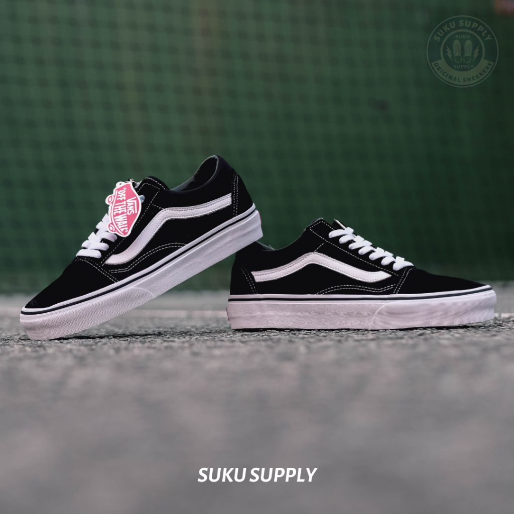 Jual Vans Old Skool Classic Black White 100% ORIGINAL | Shopee Indonesia