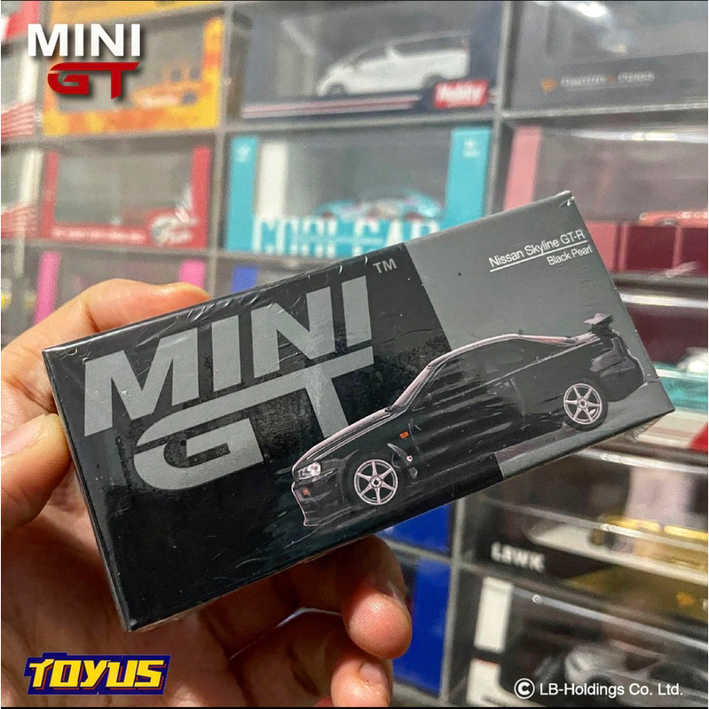 Mini GT 1/64 Nissan Skyline GT-R R34 Black Pearl #570 - Miniature Voiture De Sport