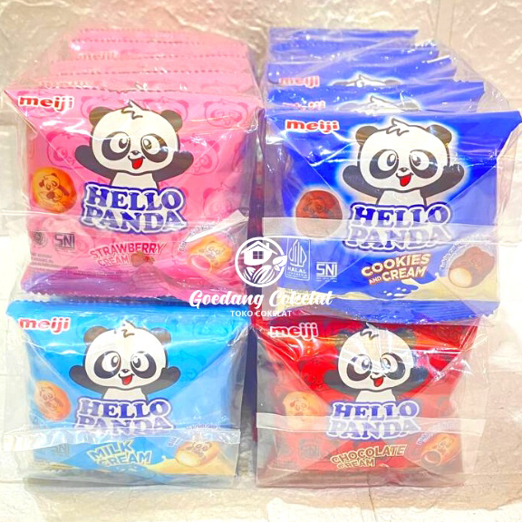 Jual PAKET LENGKAP>>> Hello Panda Meiji 1 Renceng Isi 10 Pcs x 8 gr ...