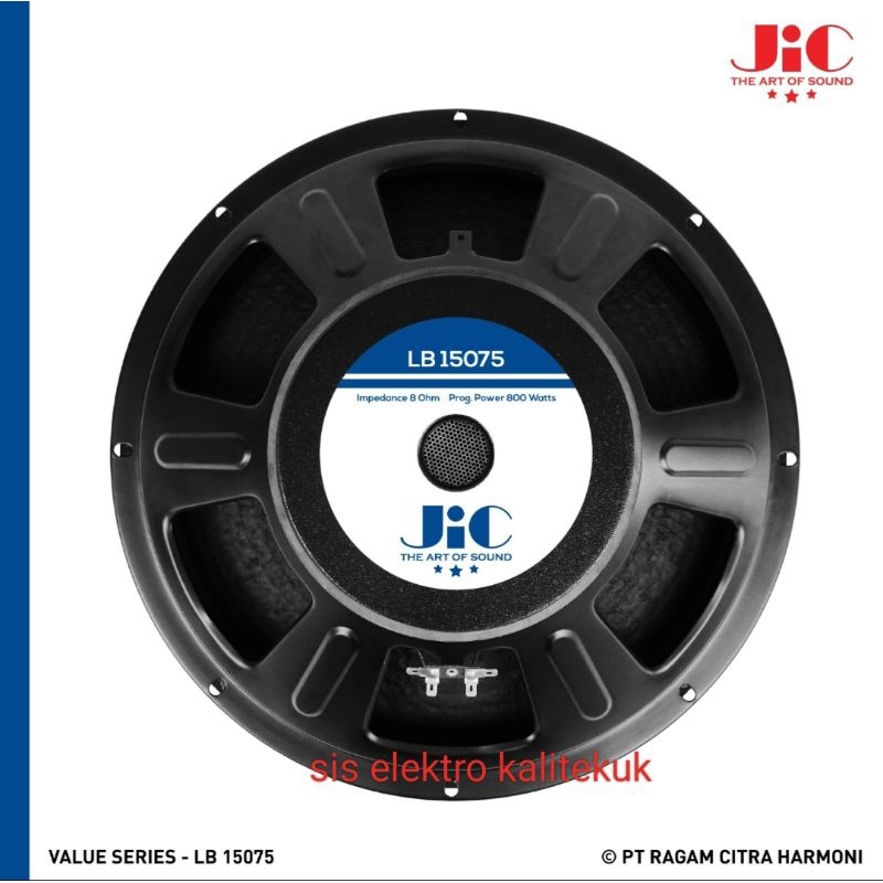 Harga speaker jic hot sale 15 inch 15075