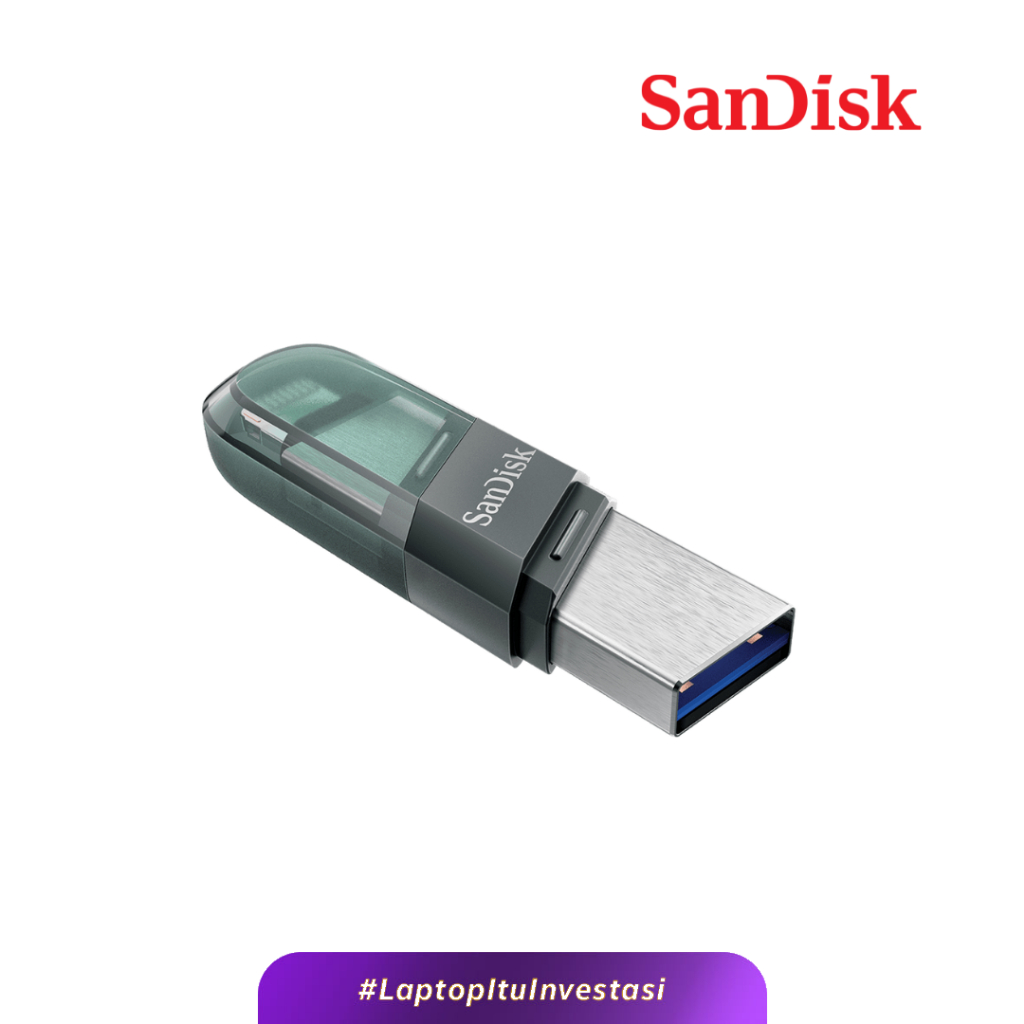 Jual SANDISK FLASHDISK IXPAND FLIP DUAL DRIVE OTG 64GB FOR IPHONE ...