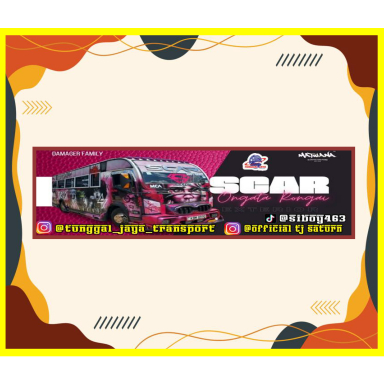 Jual Stiker Bus / Bis Basuri Scar | Shopee Indonesia