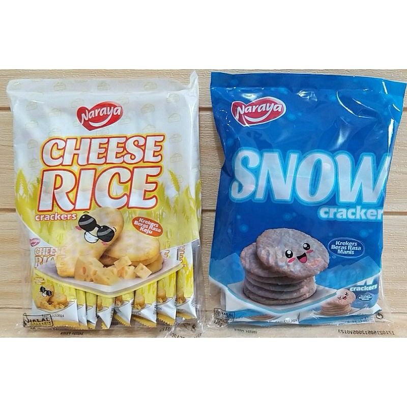Jual Naraya Cheese Cone 96g Naraya Rice Crackers 105g Naraya Snow Shopee Indonesia