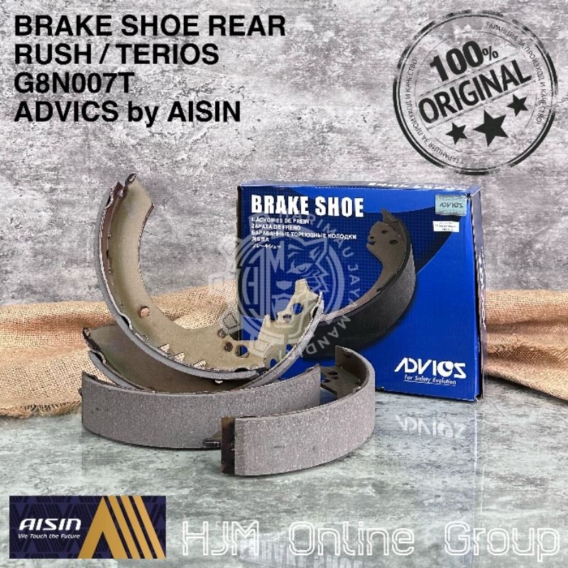 Jual Brake Shoe Kampas Rem Roda Belakang Rush Terios Taruna Advics Shopee Indonesia