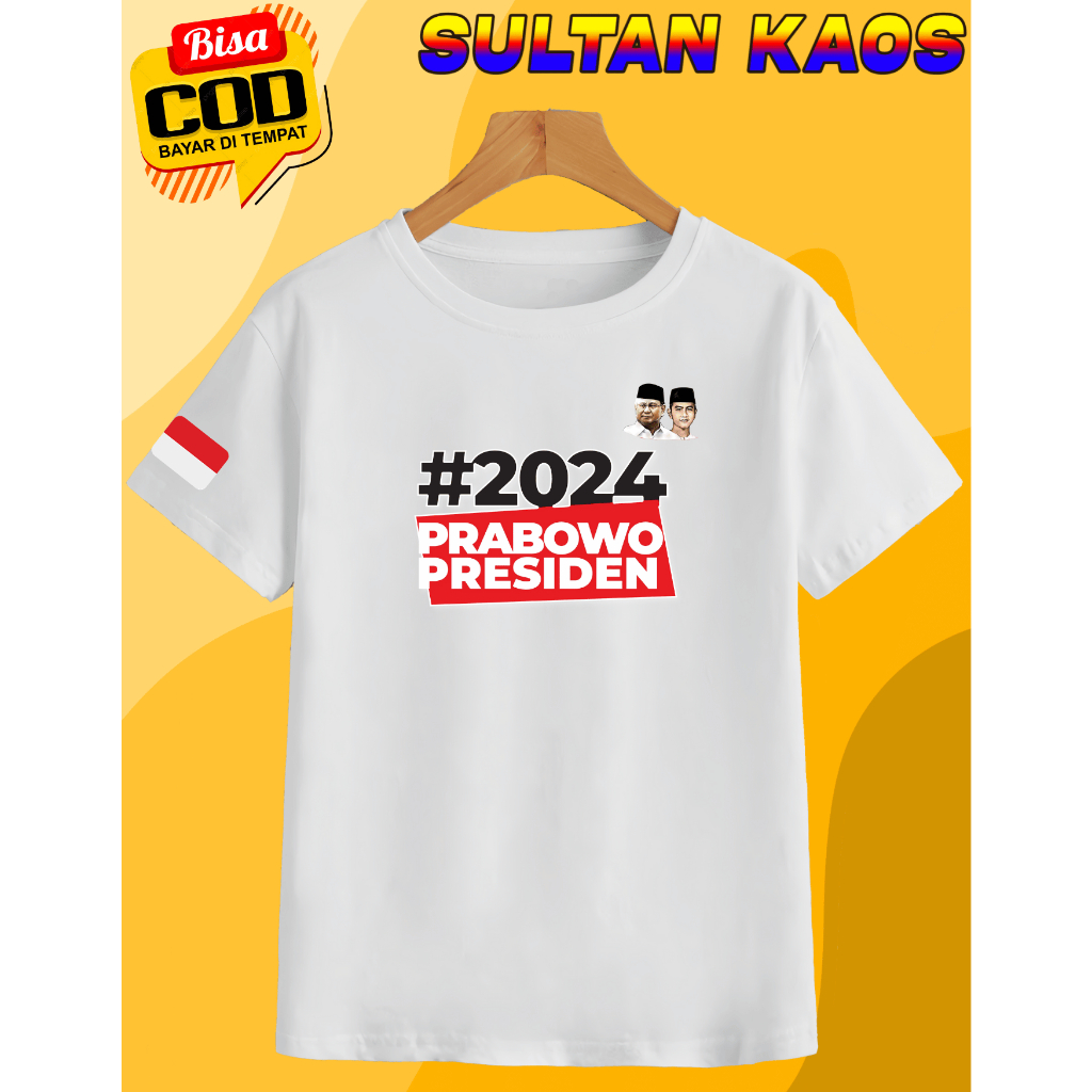 Jual 2024 Prabowo Presiden Sultankaos89 Baju Relawan Saatnya Prabowo