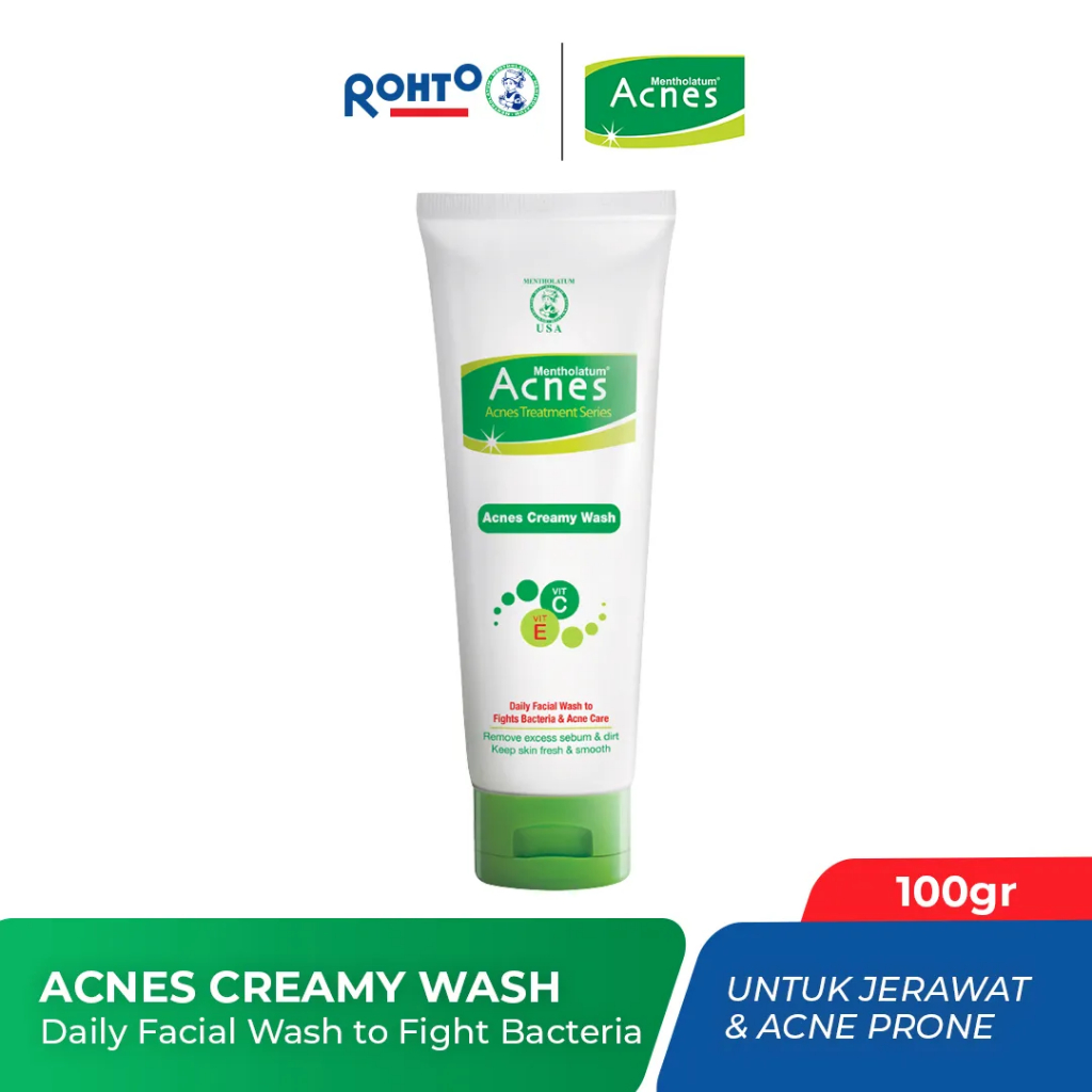 Jual Acnes Treatment Series Creamy Wash Sabun Pembersih Wajah Untuk