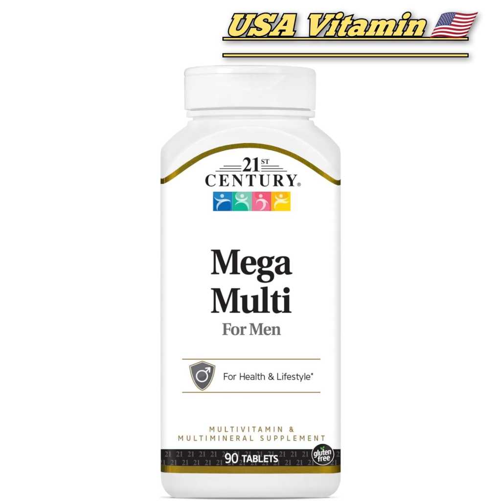Jual 21st Century Mega Multi for Men Multivitamin & Multimineral 90 ...