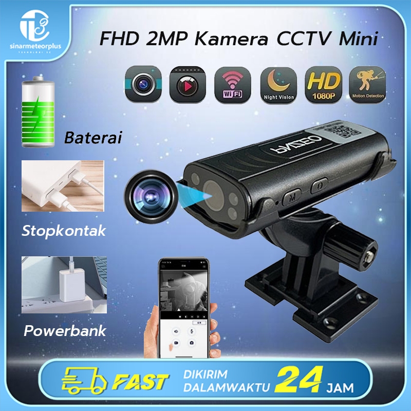 Jual [Ready Stock] Spy Camera Mini Wifi Baterai Internal FHD 2MP Kamera ...