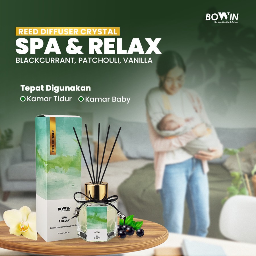 Jual Bowin Reed Diffuser Crystal Aromaterapi Pengharum Ruangan ...