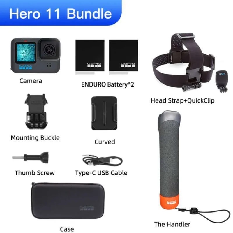 Jual GoPro Hero 11 Black Special Bundle Go Pro Hero 11 Bundle 2 Battery ...