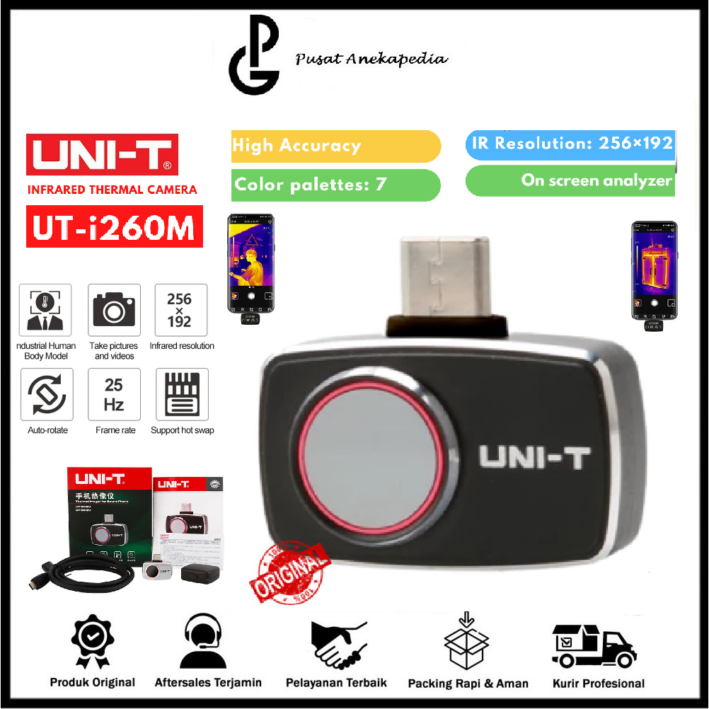 Jual UNI-T UTi260M Infrared Thermal Imager Camera Temperature Mobile ...