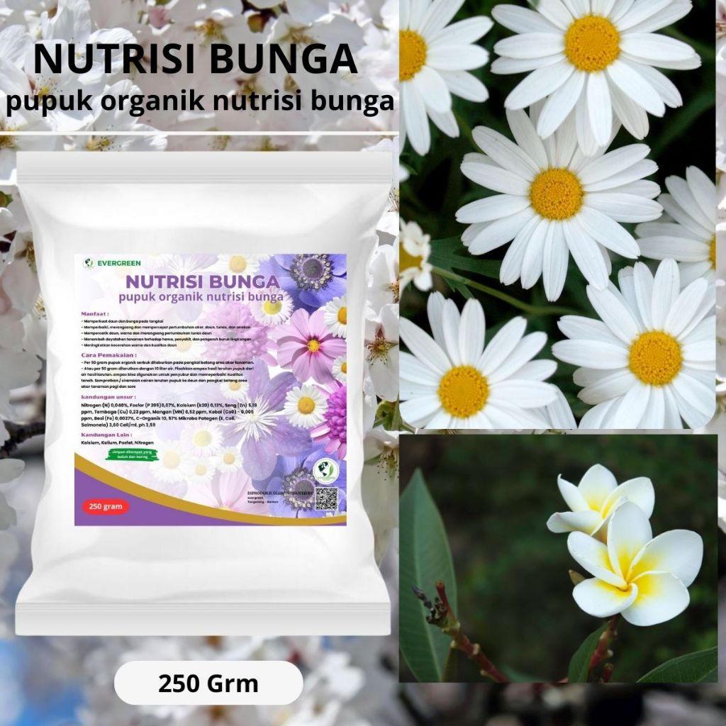booster bunga pupuk bunga pelebat bunga EVERGREEN