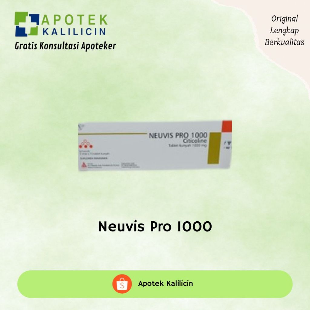 Jual NEUVIS PRO 1000 BOX 30 TABLET | Shopee Indonesia