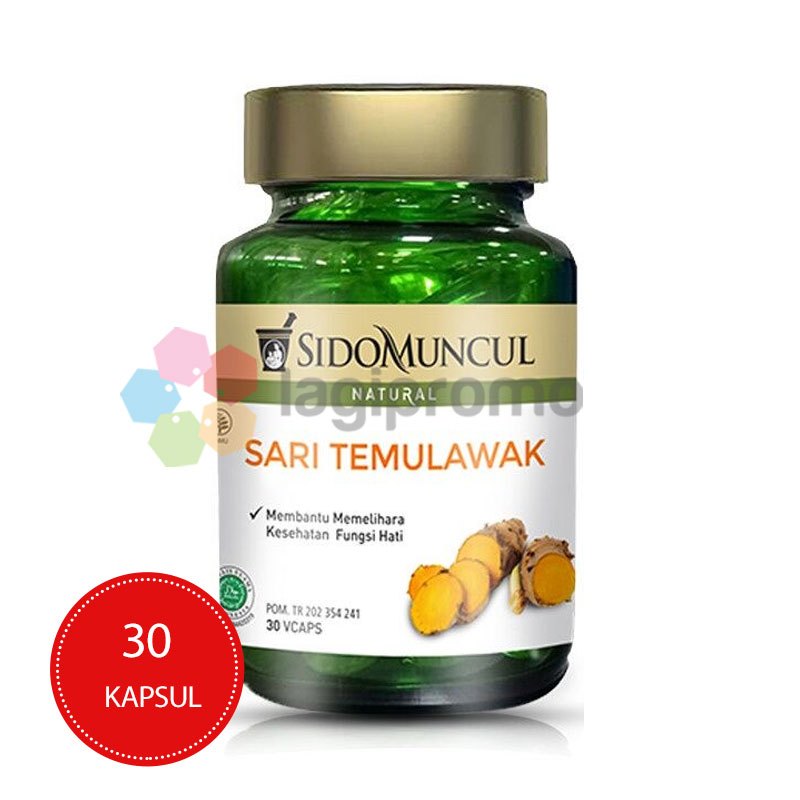 Jual Sido Muncul Sari Temulawak 30 Kapsul Vitamin Kesehatan Hati Hepatitis Antivirus Alami 7434