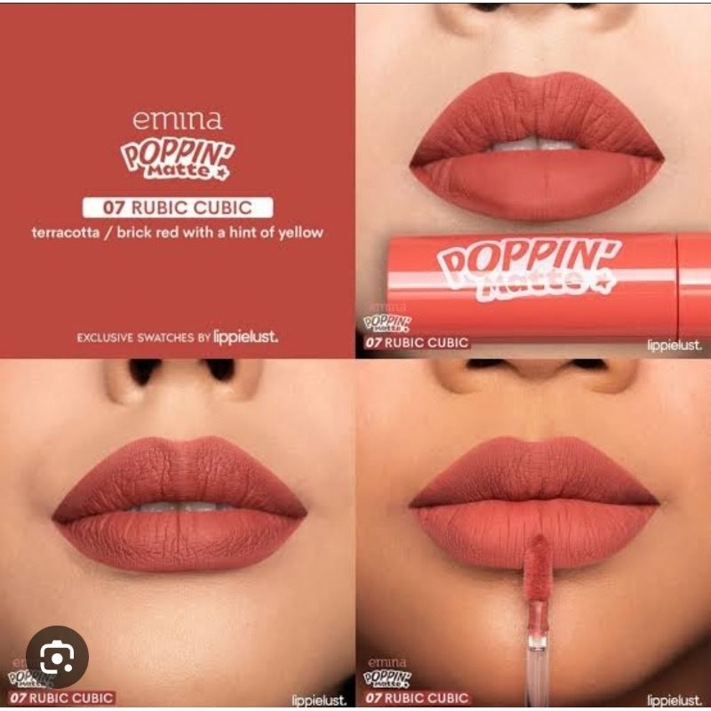 Product image Poppin Matte the 90°Edition by Emina ( Shade 07 Rubic Cubic)