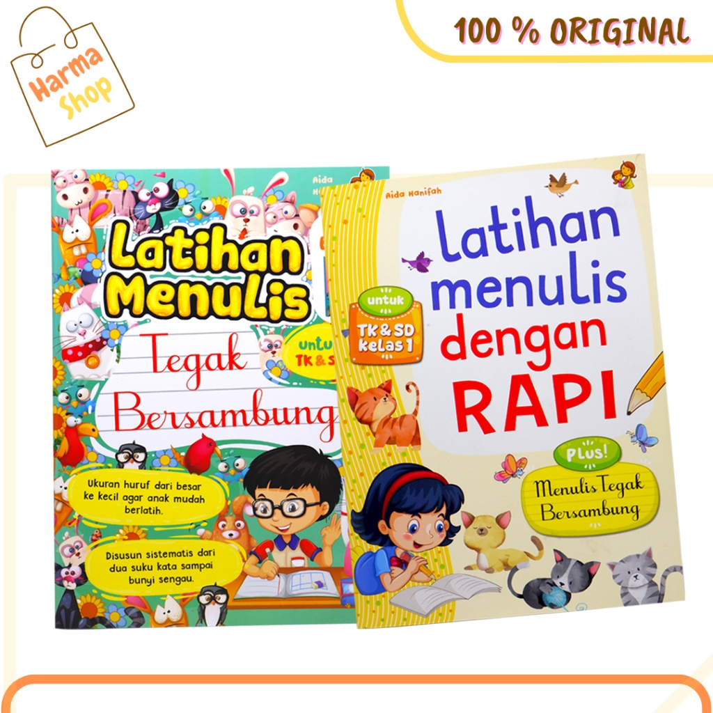 Jual Buku Anak Latihan Menulis Dengan Rapi & Menulis Tegak Bersambung ...