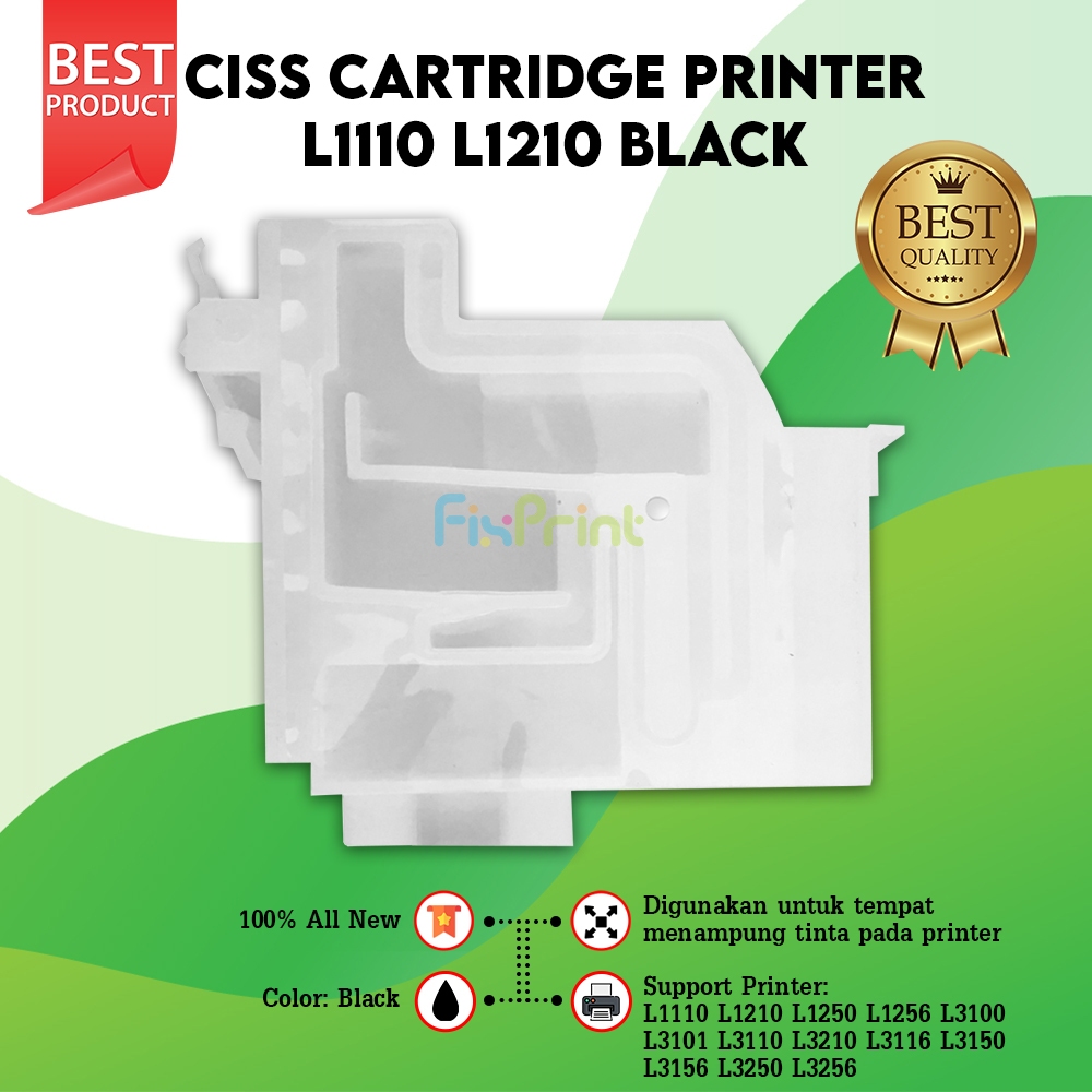 Jual Cartridge Tinta Damper Ciss Printer Epson L1110 L1210 L1250 L1256 L3100 L3110 L3116 L3210 2878