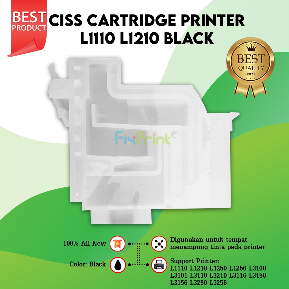Jual Cartridge Tinta Damper CISS Printer Epson L1110 L1210 L1250 L1256