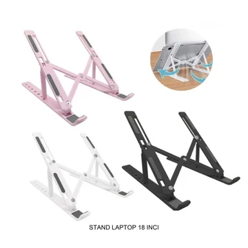 Dudukan Stand Holder Laptop Macbook Notebook IPAD Foldable Adjustable