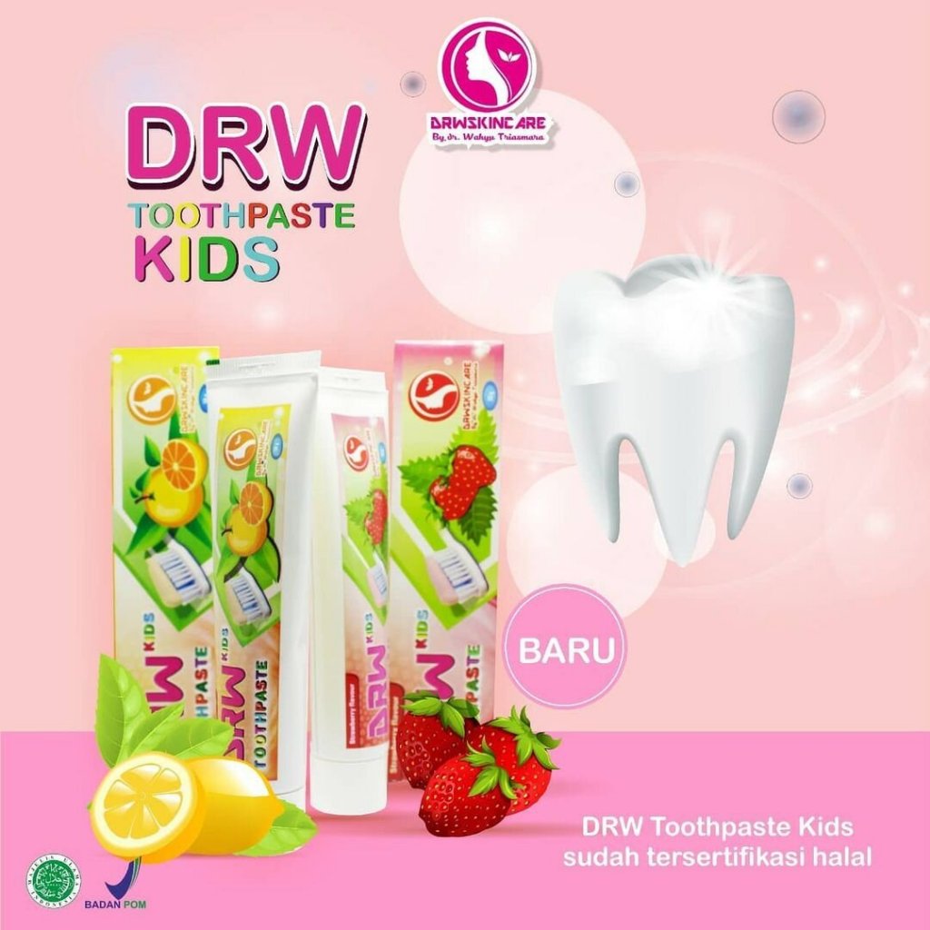 Jual Pasta Gigi Anak DRW Skincare (ORIGINAL) | Shopee Indonesia