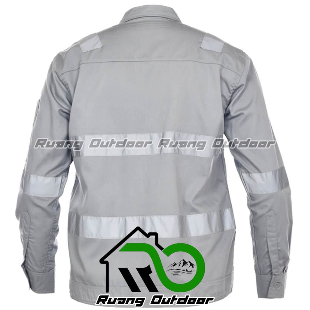 Jual Wearpack Safety Zipper - Kemeja Safety Baju Wearpack K3 Resleting ...