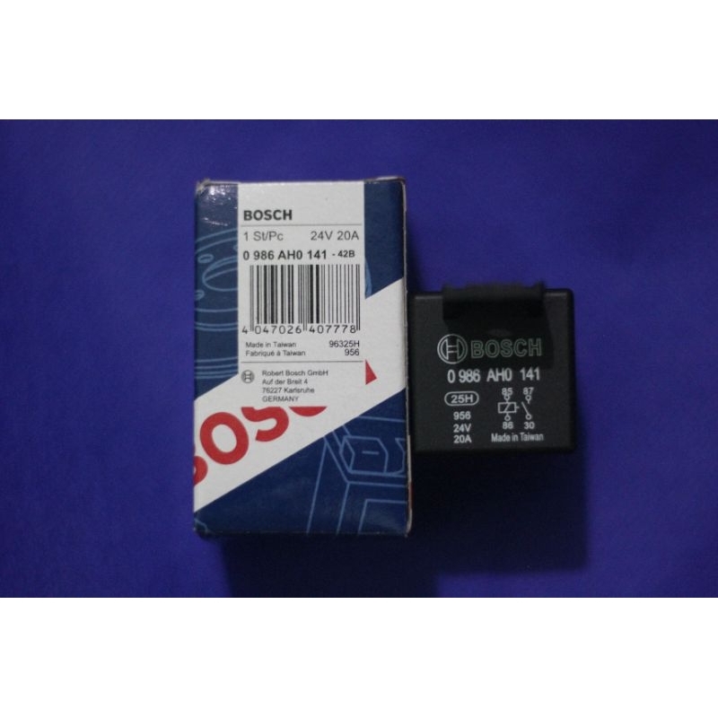 Jual relay bosch 24V 20A kaki 4 Shopee Indonesia