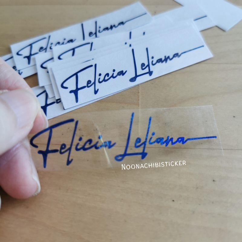 Jual signature peel off foil sticker | Shopee Indonesia