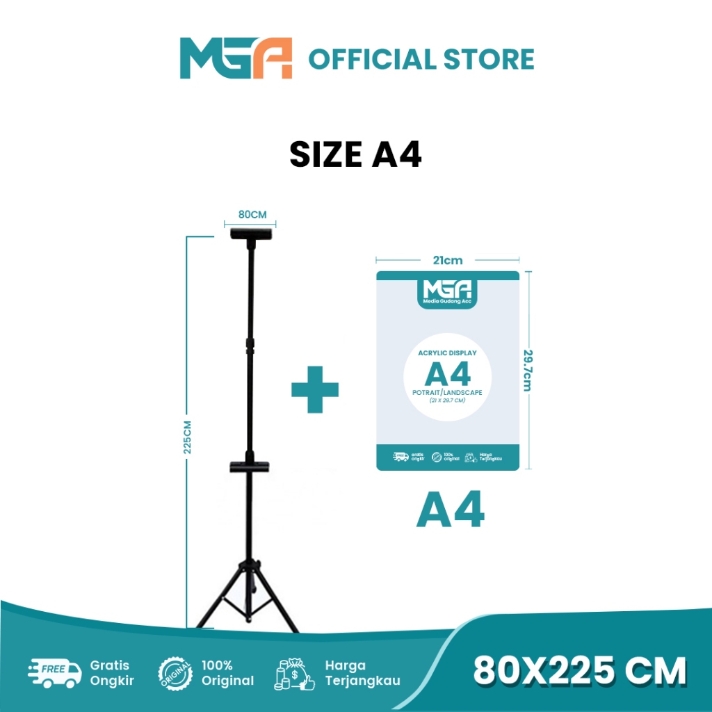 Jual Tripod Banner Tripod Stand Banner Tripod Banner 2 Sisi Display Shopee Indonesia 6301