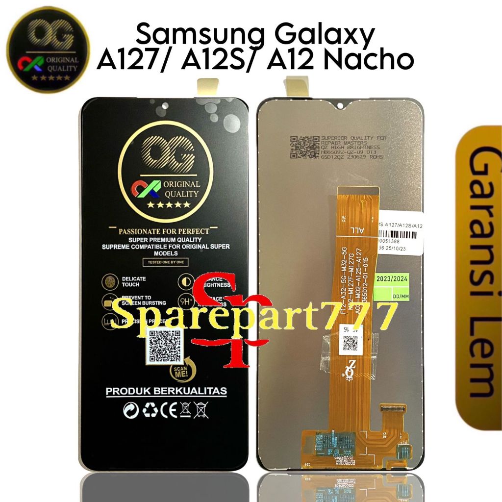 Jual ORIGINAL SUPER OG - LCD Touchscreen Samsung A12s / A12 Nacho ...