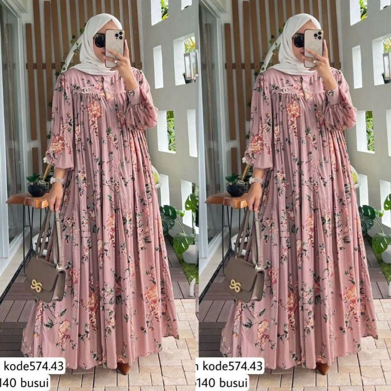 Jual Annaja Gamis Delia Aulia Rayon Diamond Shopee Indonesia