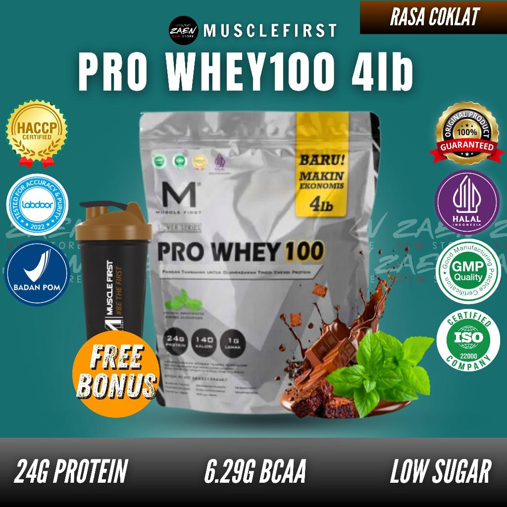 Jual M1 Musclefirst Pro Whey 100 4 Lbs Silver Series BPOM Halal ...