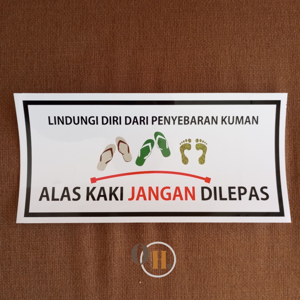 Jual Stiker Alas Kaki Stiker Vinyl Alas Kaki Harap Dilepas Shopee