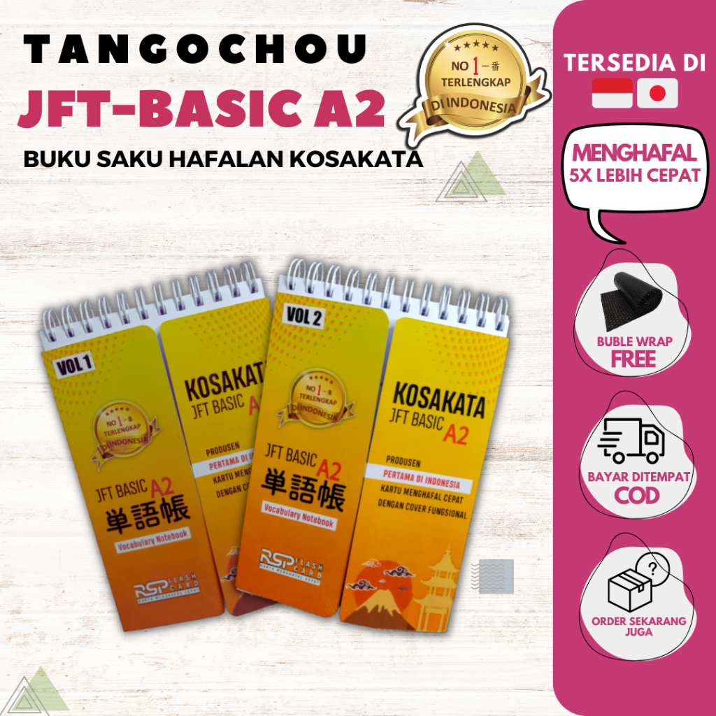 Jual Buku Saku Jft Basic A Tokutei Ginou Ssw Kosakata Bahasa Jepang Ujian Bahasa Jepang Shokyu