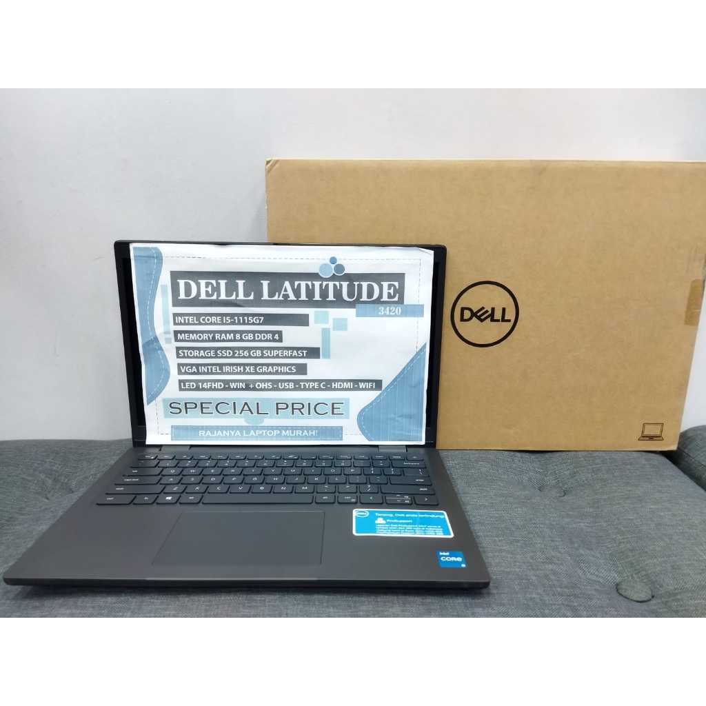 Jual Dell Latitude 3420 (Intel i5 1135G7/Win10/14"/Intel Irish/256GB