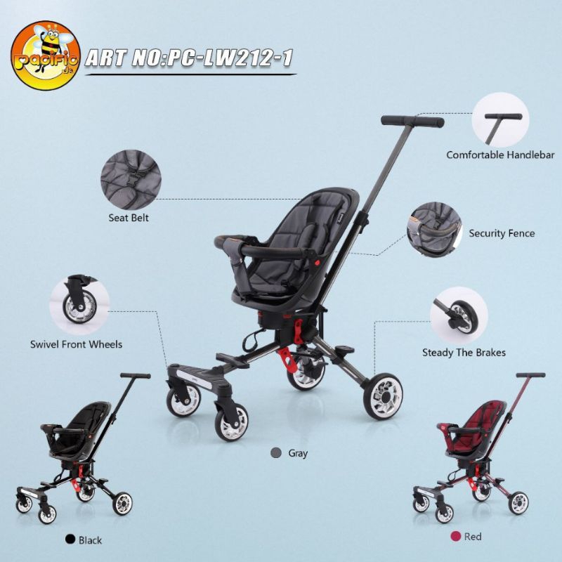 Jual Terbaru stroller lipat kecil pacific LW212-1 upto 40kg kabin size
