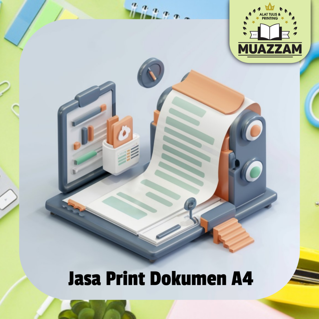 Jasa Print Dokumen Profesional Ukuran A4