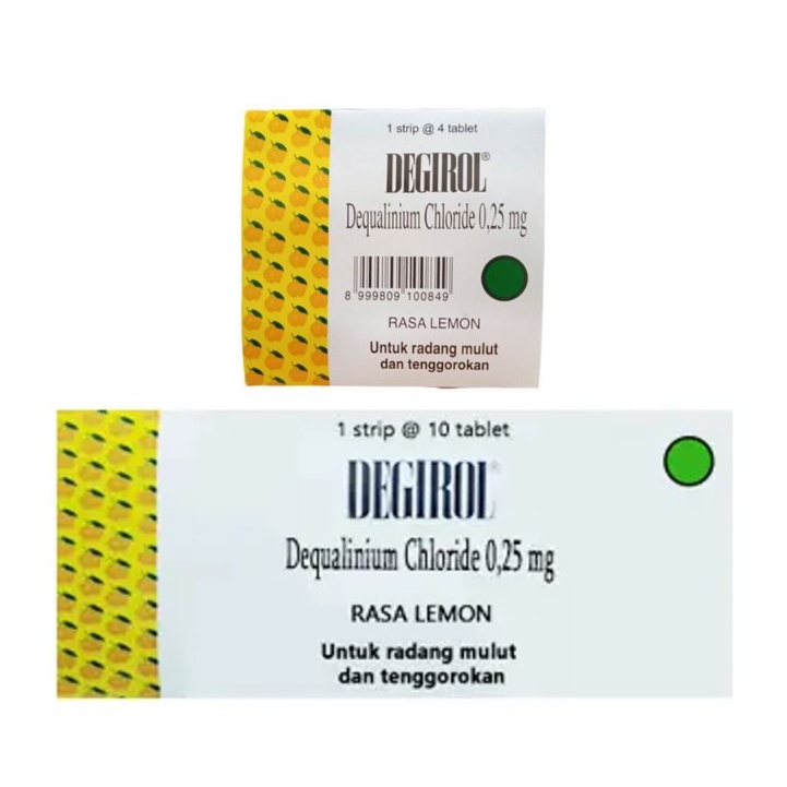 Jual Degirol Tablet Untuk Radang Mulut dan Tenggorokan | Shopee Indonesia