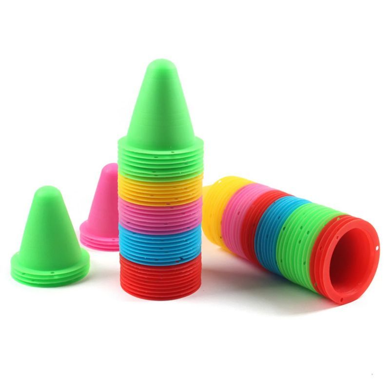 Jual 10 Pcs Kerucut Sepatu Roda Inline Skates Cone Kecil Cone Sepatu ...