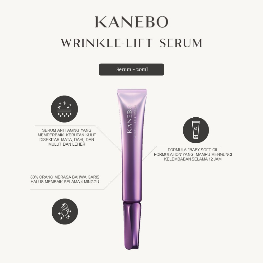 Jual KANEBO Wrinkle Lift Serum 20mL (Serum untuk perawatan wrinkle